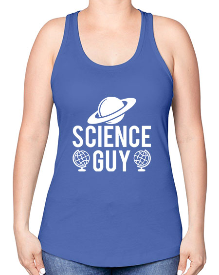 Science Guy 114# - general science -Racerback Tank