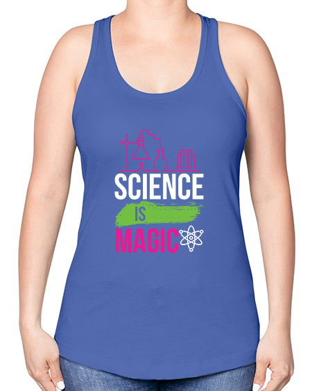 Science Is Magic 92# - general science -Racerback Tank