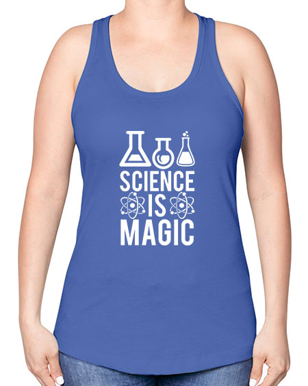 Science Is Magic 93# - general science -Racerback Tank