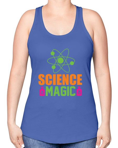 Science Magic 68# - general science -Racerback Tank