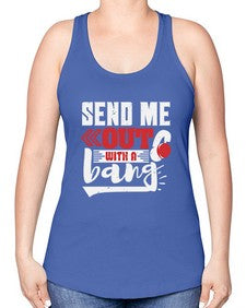Send me outwith a bang 44# - video games -Racerback Tank