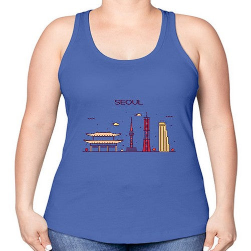 Seoul 1816# - cities -Racerback Tank