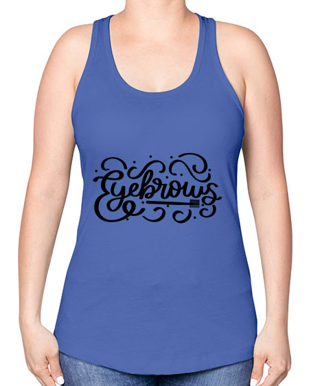 SingleEyebrows Style 28# - beauty - fashion -Racerback Tank