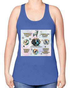 Straight Capricorn 471# - capricorn -Racerback Tank