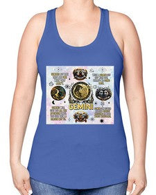 Straight Gemini 472# - gemini -Racerback Tank