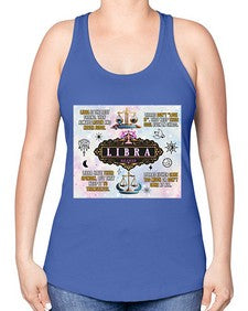 Straight Libra 474# - libra -Racerback Tank
