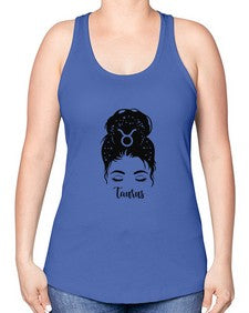 Taurus woman - taurus -Racerback Tank