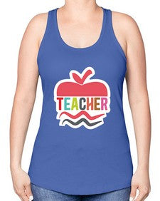 Teacher 1445# - teacher -Racerback Tank