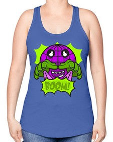 The boomdays 249# - cartoon general -Racerback Tank