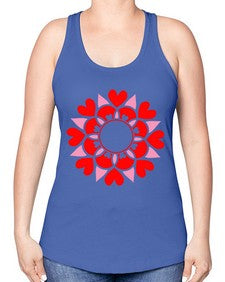 ValentineMandalaOPT 1194# - mandala -Racerback Tank