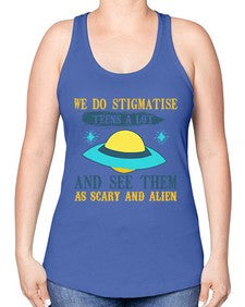 We do stigmatise teens a alot 43# - ufo -Racerback Tank