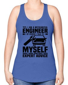 Yes I Am A Mechanical Style 1671# - engineer -Racerback Tank