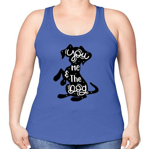 You Me The Dogs Style 4# - dogs -Racerback Tank