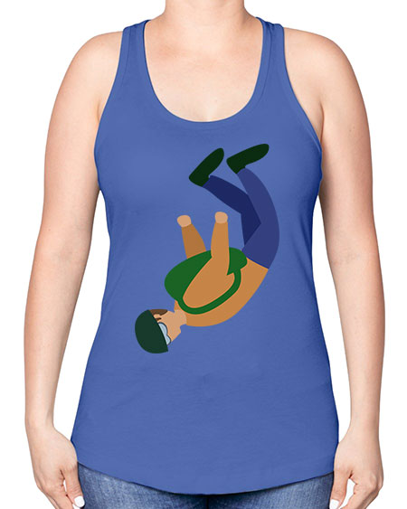 all in one 03# - parachute -Racerback Tank