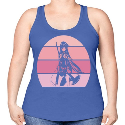 anime art 197# - anime -Racerback Tank
