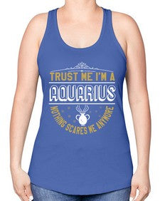 aquarius 87# - aquarius -Racerback Tank