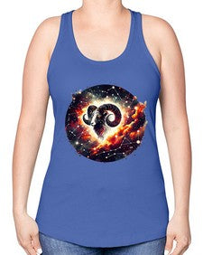 aries 126# - aries -Racerback Tank