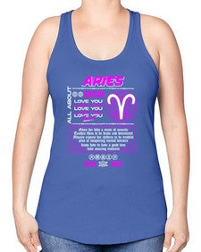 aries 138# - aries -Racerback Tank