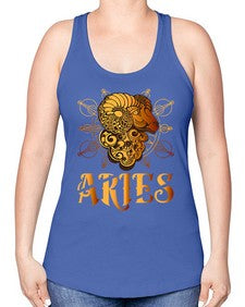 aries 14# - aries -Racerback Tank