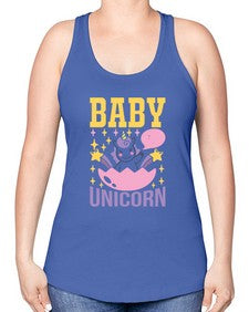 baby unicorn 18# - unicorn -Racerback Tank
