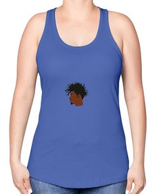 black man 29# - black boys or men -Racerback Tank