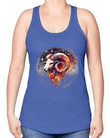 capricorn 214# - capricorn -Racerback Tank