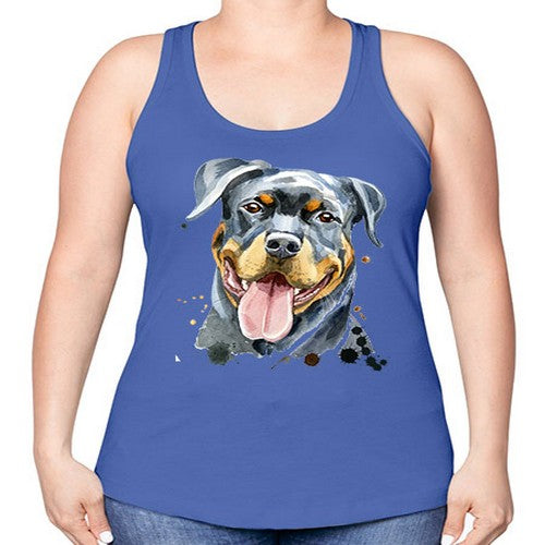 dog 109# - dogs -Racerback Tank
