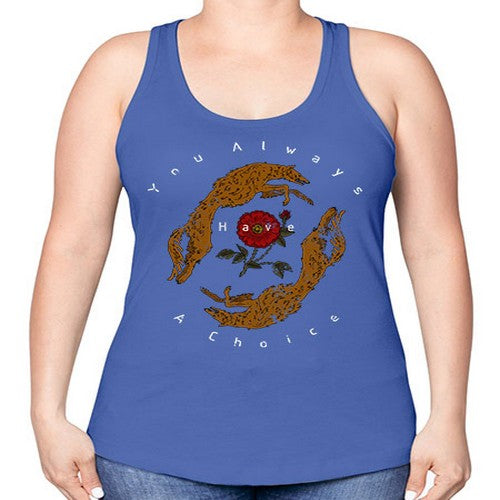 dog 17# - dogs -Racerback Tank