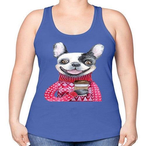 dog 72# - dogs -Racerback Tank