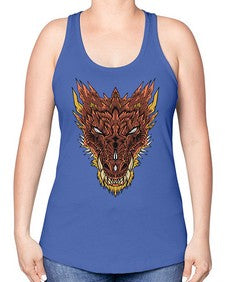 dragon 176# - dragon -Racerback Tank