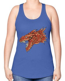 dragon 184# - dragon -Racerback Tank