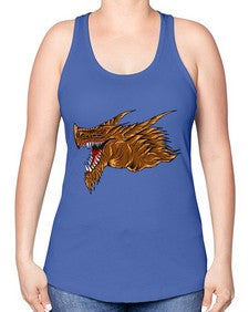 dragon 187# - dragon -Racerback Tank