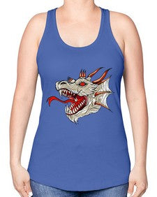 dragon 191# - dragon -Racerback Tank