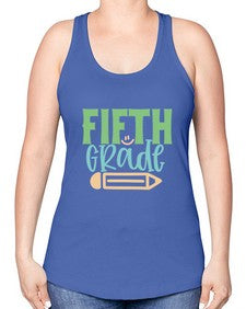 fifth grade 59# - fifth grade -Racerback Tank