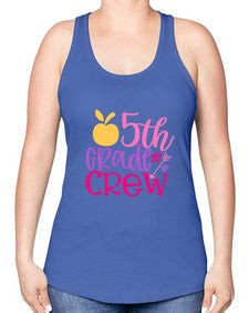 fifth grade crew 62# - fifth grade -Racerback Tank