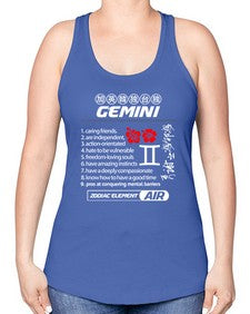 gemini 242# - gemini -Racerback Tank