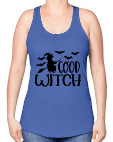 good witch 36# - witch -Racerback Tank