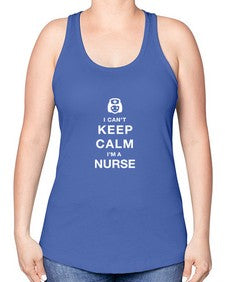 i can t keep calm nurse 870# - nurse -Racerback Tank
