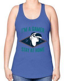 im gamer stay at home 119# - video games -Racerback Tank