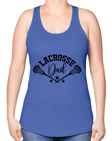 lacrosse dad 8# - lacrosse -Racerback Tank