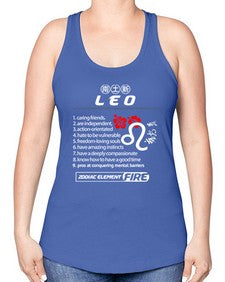 leo 307# - leo -Racerback Tank