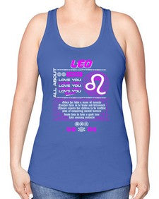 leo 308# - leo -Racerback Tank