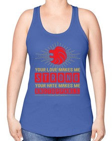 leo 310# - leo -Racerback Tank