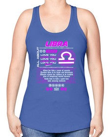libra 339# - libra -Racerback Tank