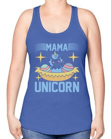 mama unicorn 295# - unicorn -Racerback Tank