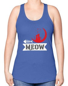 meow Style 70# - cats -Racerback Tank