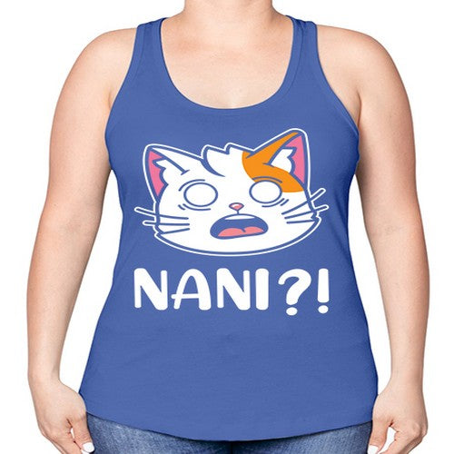 nani271# - anime -Racerback Tank