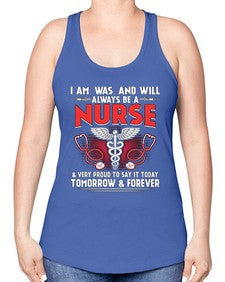 nurse tomorrow and forever 1205# - nurse -Racerback Tank