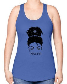 pisces 353# - pisces -Racerback Tank