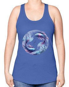 pisces 362# - pisces -Racerback Tank